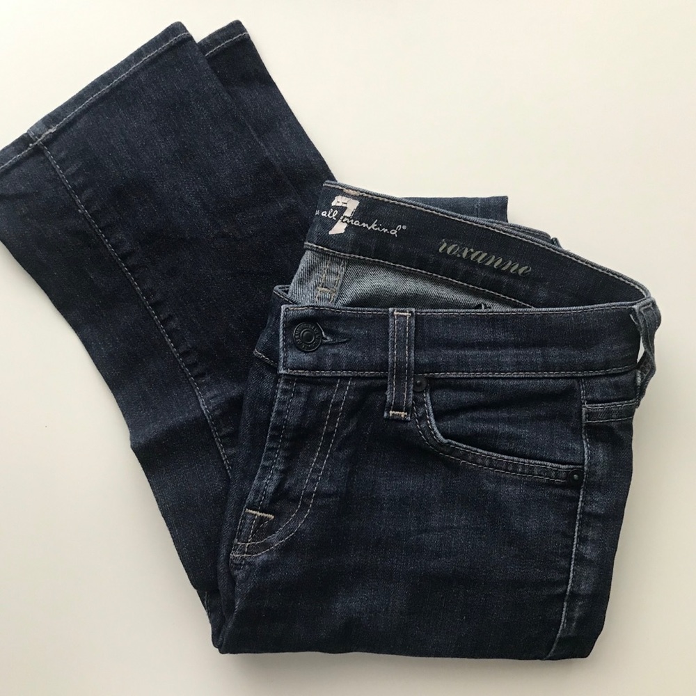 7 For All Mankind Roxanne Skinny Jeans 25